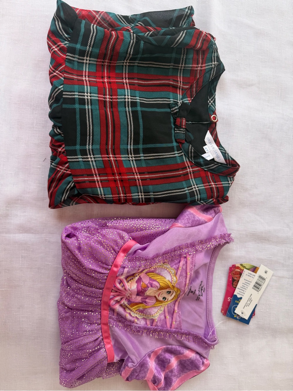 NEW Bundle of 2 Girls disney princess Rapunzel and Draper james  flowy dress 2T